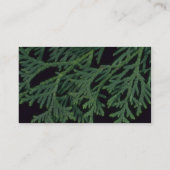 Pflanzen-Zeder Visitenkarte (Rückseite)