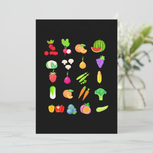 Pflanzenarten Einladung (Stehend Vorderseite)