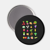 Pflanzenarten Magnet (Vorderseite/Rückseite)