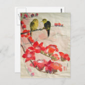 Pflanzenbaum Postkarte (Vorne/Hinten)