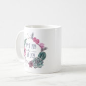 Pflanzendame ist die neue Katzendame Kaffeetasse (Vorderseite Links)