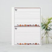 Pflanzendesign Rezept-Seiten für Recipe Binder (Stehend Vorderseite)