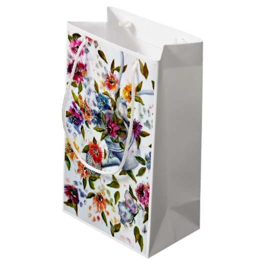 PFLANZENDRUCKER MIT WASSERKANN KLEINE GESCHENKTÜTE (Rückseite Schrägansicht)