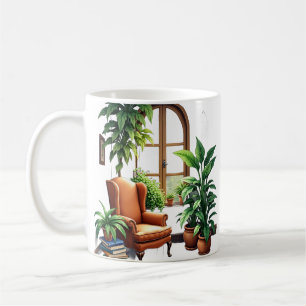 Pflanzeneltern Lesewinkel Kuscheliger Garten Aquar Kaffeetasse