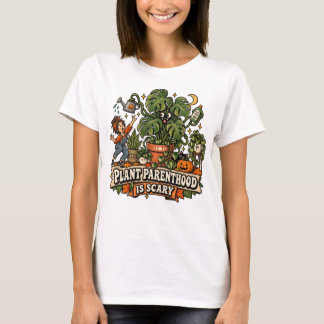 Pflanzenelternschaft ist lustig gruselig Pflanzenl T-Shirt