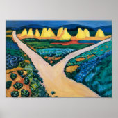 Pflanzenfelder | Auguste Macke | Poster (Vorne)