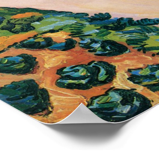 Pflanzenfelder | Auguste Macke | Poster (Ecke)