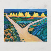 Pflanzenfelder | Auguste Macke | Postkarte (Vorderseite)