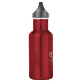 Pflanzenflecht Edelstahlflasche (Links)