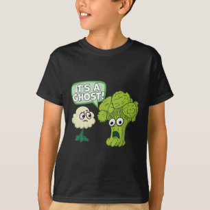 Pflanzenfutter, Brokkoli und Blumenkohl gescannt T-Shirt