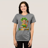 Pflanzenkoch – Kochen mit Liebe Tri-Blend Shirt (Vorderseite voll)