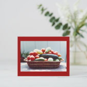 Pflanzenkörbe Postkarte (Stehend Vorderseite)