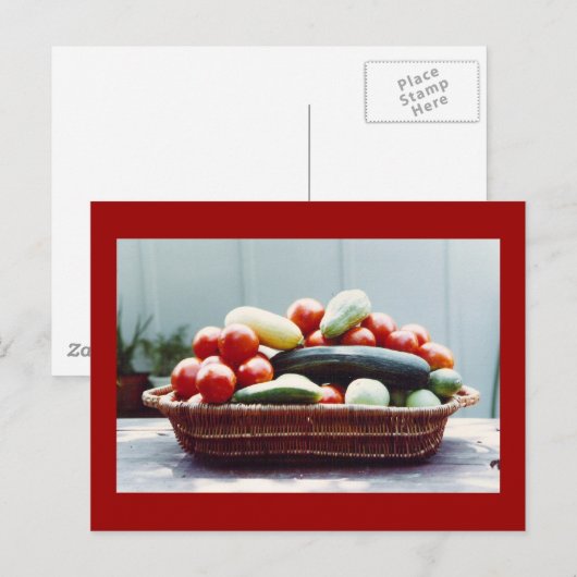 Pflanzenkörbe Postkarte (Vorne/Hinten)