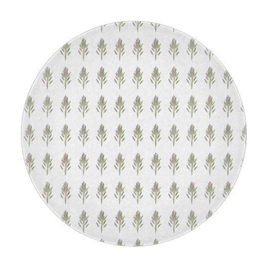 Pflanzenkraut botanische Pflanze Grüne Küche Schneidebrett (Vorderseite)