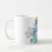 Pflanzenkraut (Plumbago caerulea) von Redouté Kaffeetasse (Links)