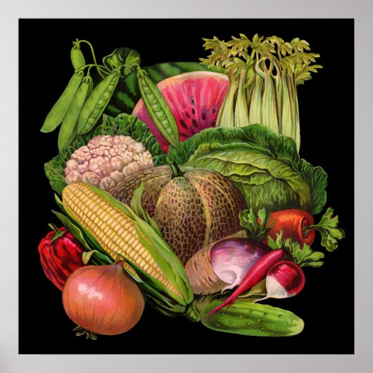 Pflanzenkulpster Poster (Vorne)