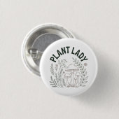 Pflanzenlady Button (Vorne & Hinten)