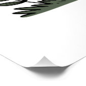 Pflanzenlady Poster (Ecke)