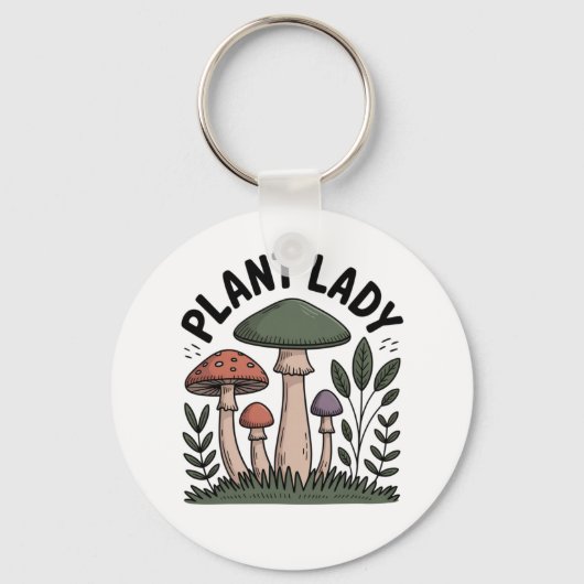 Pflanzenlady Schlüsselanhänger (Vorderseite)