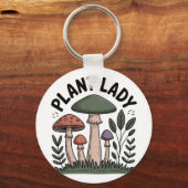 Pflanzenlady Schlüsselanhänger (Rückseite)