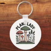 Pflanzenlady Schlüsselanhänger (Vorderseite)