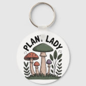 Pflanzenlady Schlüsselanhänger (Rückseite)