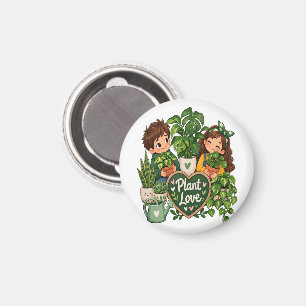 Pflanzenliebe Süße Pflanzenliebhaber Gartengestalt Magnet