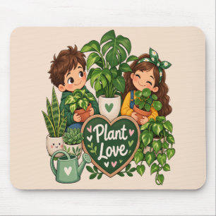 Pflanzenliebe Süße Pflanzenliebhaber Gartengestalt Mousepad