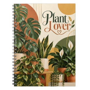 Pflanzenliebhaber Botanisches Zimmerpflanzendesign Notizblock