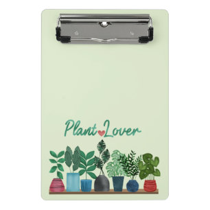 Pflanzenliebhaber Mini Klemmbrett