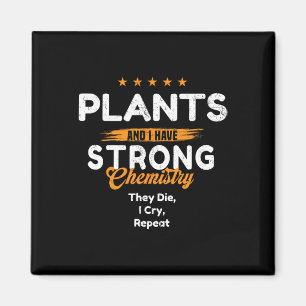 Pflanzenliebhaber mit emotionaler Chemie ~ Lustige Magnet