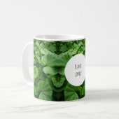 Pflanzenliebhaber Monogramm Tasse (Vorderseite Links)