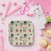 Pflanzenliebhaber-Papierteller – Botanischer Party Pappteller (Party)
