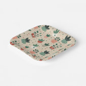Pflanzenliebhaber-Papierteller – Botanischer Party Pappteller (Gewinkelt)