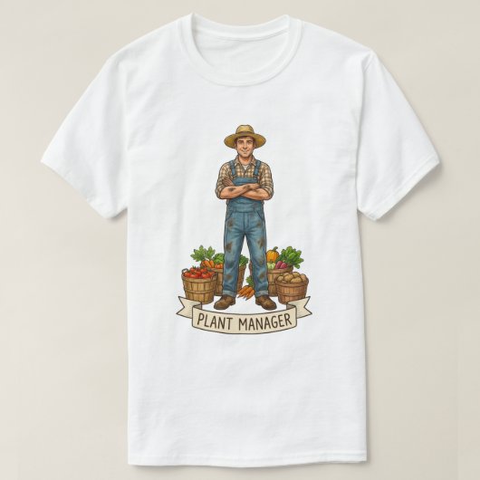 Pflanzenmanager T-Shirt (Design vorne)