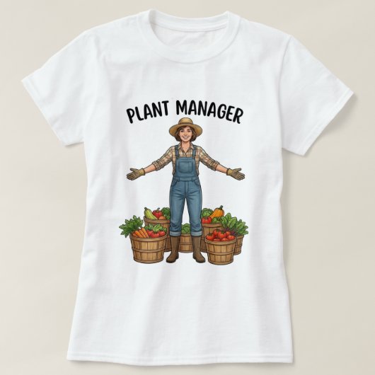 Pflanzenmanager T-Shirt (Design vorne)