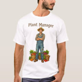 Pflanzenmanager T-Shirt (Vorderseite)