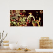 Pflanzenmarkt Poster (Küche)