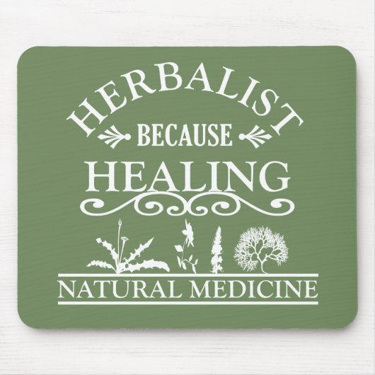 Pflanzenmedizin Mousepad (Vorne)