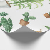 Pflanzenmuster Geschenkpapier (Ecke)
