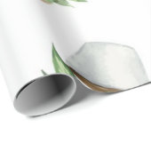 Pflanzenmuster Geschenkpapier (Rolleneckpunkt)