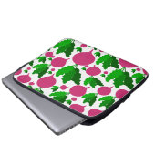 Pflanzenmuster Laptopschutzhülle (Vorne Knopf)