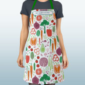 Pflanzenmuster Personalisiert Schürze