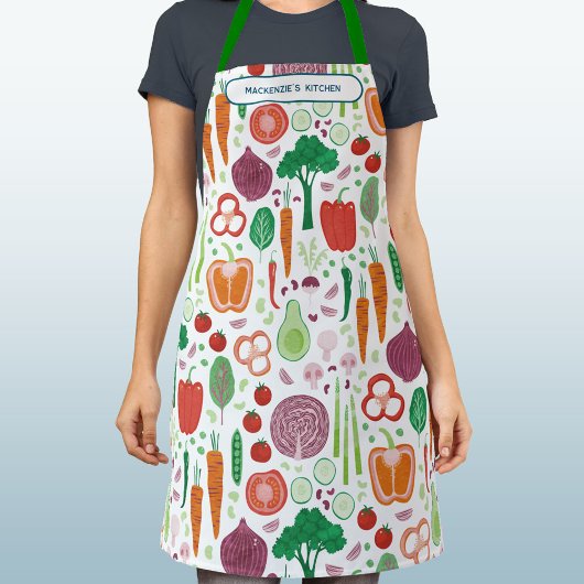 Pflanzenmuster Personalisiert Schürze