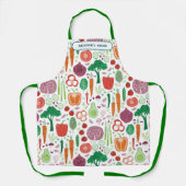 Pflanzenmuster Personalisiert Schürze (Vorderseite)