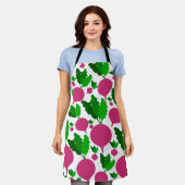 Pflanzenmuster Schürze (Getragen)
