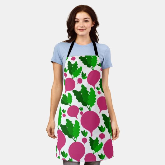 Pflanzenmuster Schürze (Getragen)