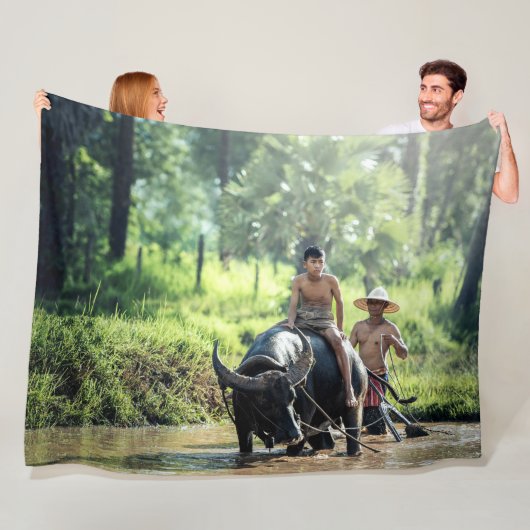 PFLANZENREIS FLEECEDECKE (Beispiel)