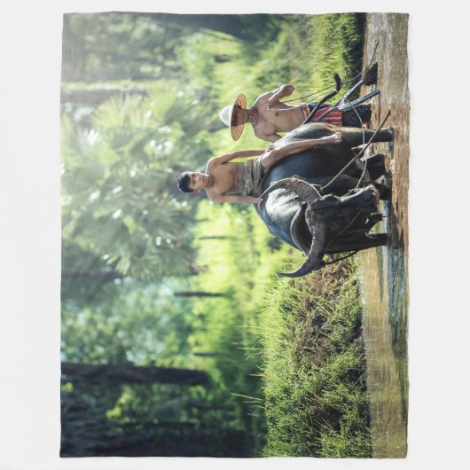 PFLANZENREIS FLEECEDECKE (Vorderseite)