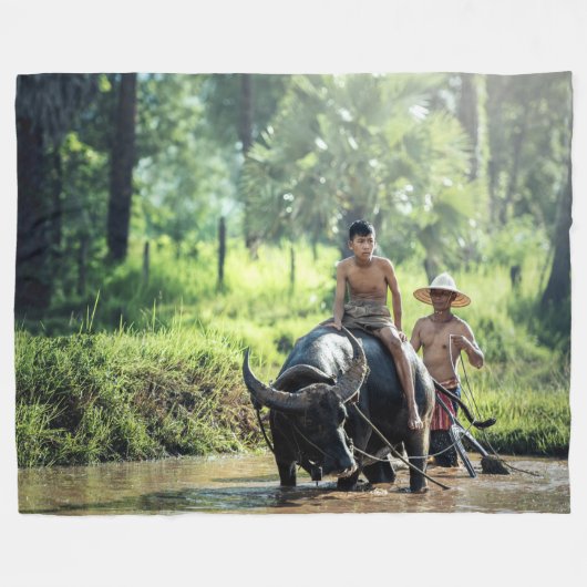 PFLANZENREIS FLEECEDECKE (Vorderseite (Horizontal))